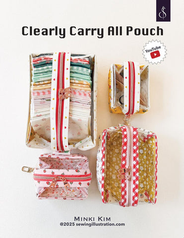 Clearly Carry All Pouch Pattern by Minki Kim
