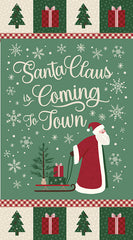 Christmas Time Coming to Town Panel by Dani Mogstad for Riley Blake Designs