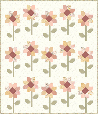 Sunflower Quilt Pattern by Apples & Beavers