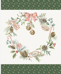 Holiday Spirit Wreath Panel by Lisa Audit for Riley Blake Designs