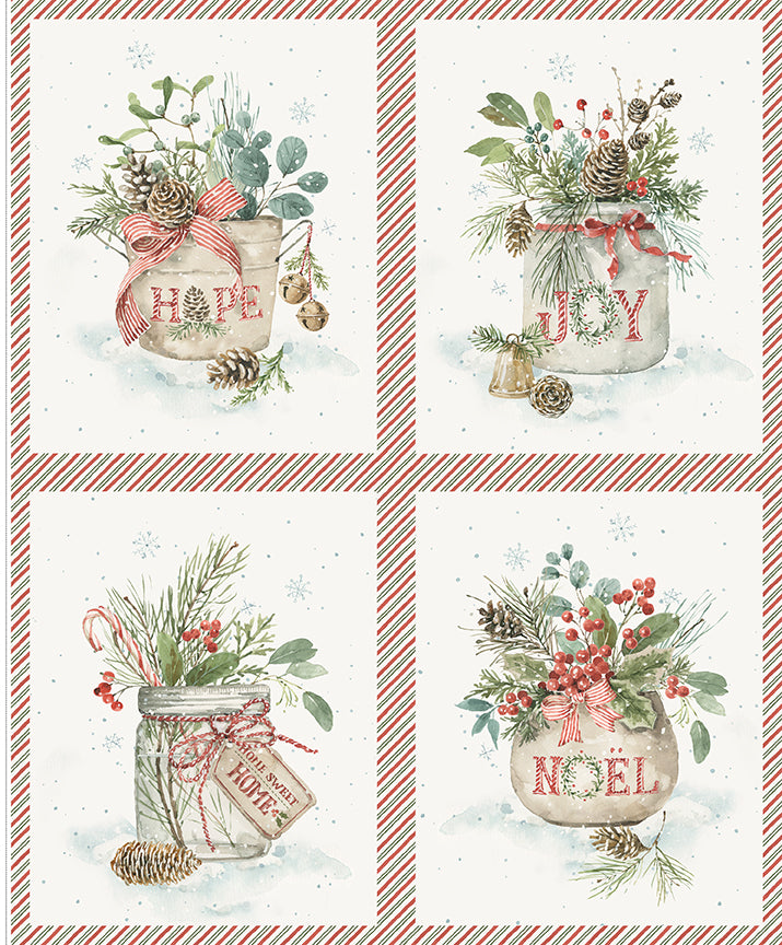 Holiday Spirit Pillow Panel by Lisa Audit for Riley Blake Designs