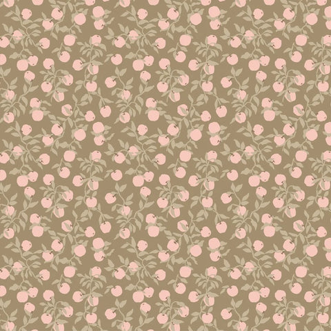 Primrose & Parsley Dark Sage Apples Yardage by Michal Marko for Poppie Cotton Fabrics