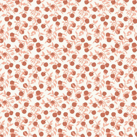 Primrose & Parsley Natural Apples Yardage by Michal Marko for Poppie Cotton Fabrics