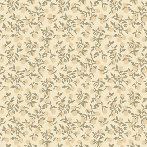 Primrose & Parsley Light Sage Apples Yardage by Michal Marko for Poppie Cotton Fabrics