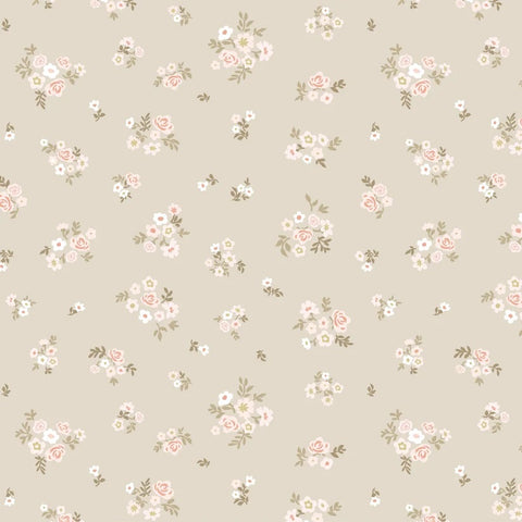Primrose & Parsley Sage Briar Rose Yardage by Michal Marko for Poppie Cotton Fabrics