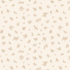 Primrose & Parsley Beige Meadow Sprigs Yardage by Michal Marko for Poppie Cotton Fabrics