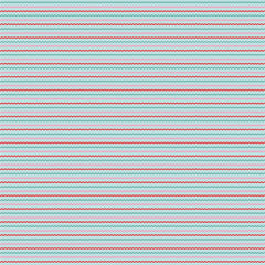 Smitten Chicken Aqua Ric Rac Yardage by Lori Woods for Poppie Cotton Fabrics