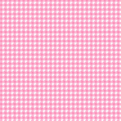Smitten Chicken Pink Check-a-roo Yardage by Lori Woods for Poppie Cotton Fabrics