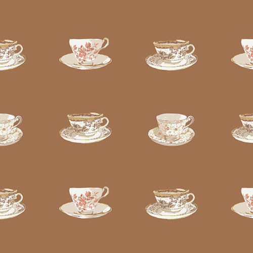 Spruce Cup of Tea Yardage by Sharon Holland for Art Gallery Fabrics