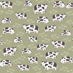 Hogs & Kisses Hedge Seize The Mooment Flannel Yardage by Dear Stella for Dear Stella