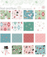 Frost And Flurry 5" Precuts by Sheri McCulley for Poppie Cotton Fabrics