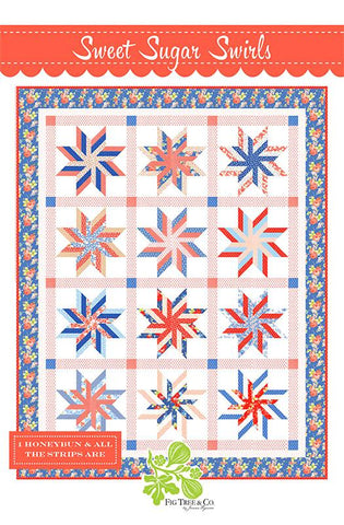 Sweet Sugar Swirls Quilt Pattern by Fig Tree & Co.