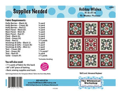 Holiday Wishes Quilt Pattern by The Whimsical Workshop