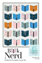 Book Nerd Quilt Pattern by Angela Pingel Designs