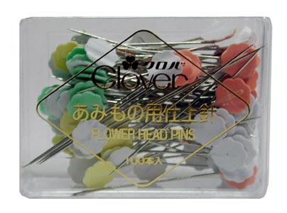 Flower Head Pins from Clover