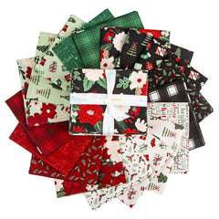 Evergreen Wishes Fat Quarter Bundle by Traci Reed for Riley Blake Designs