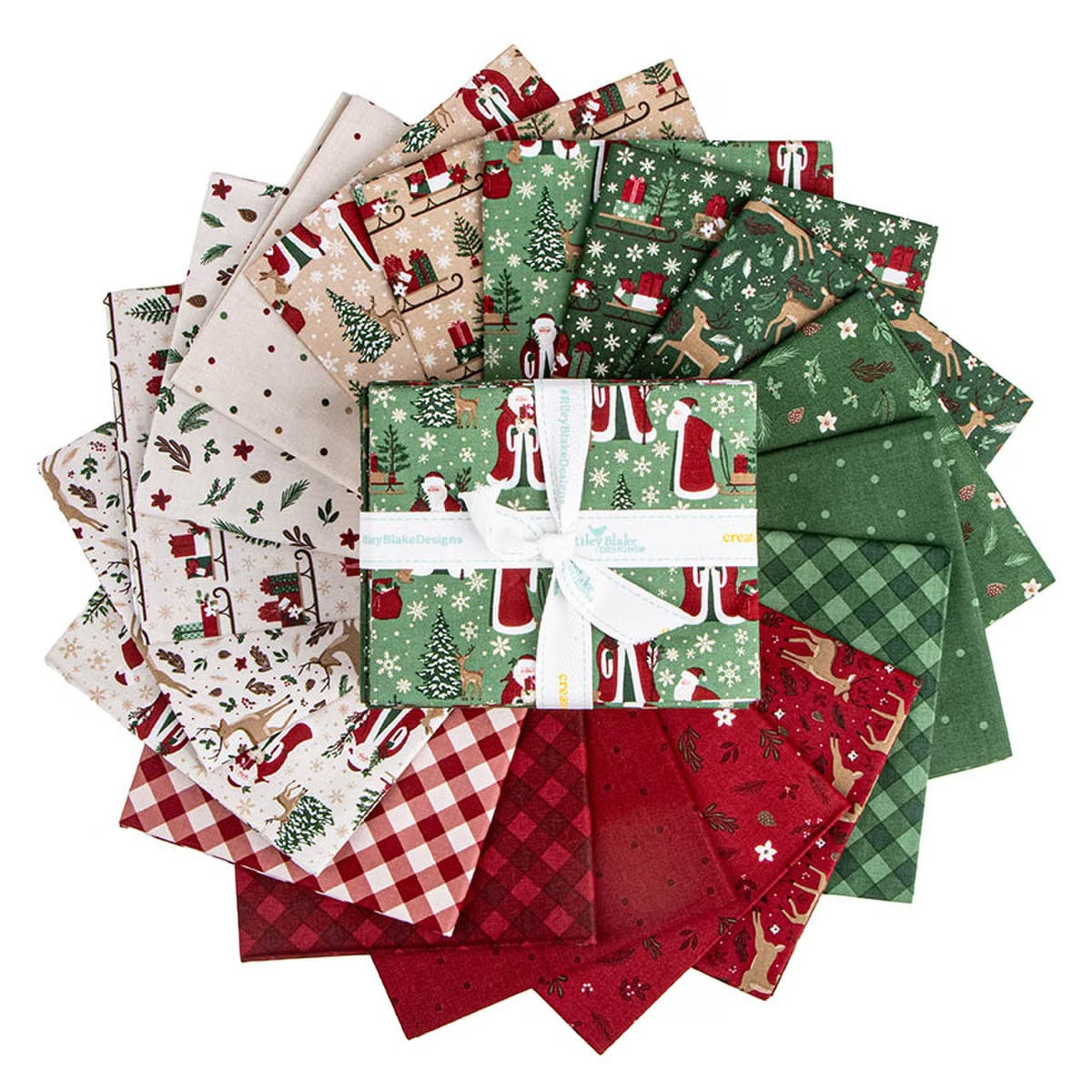 Christmas Time Fat Quarter Bundle by Dani Mogstad for Riley Blake Designs
