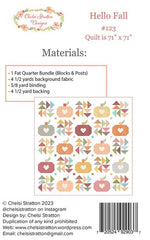 Hello Fall Quilt Pattern by A Quilting Life Designs