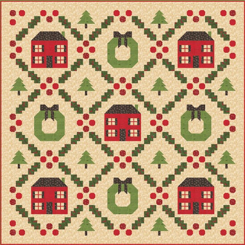 Holiday Cheer Home For The Holidays Quilt Kit