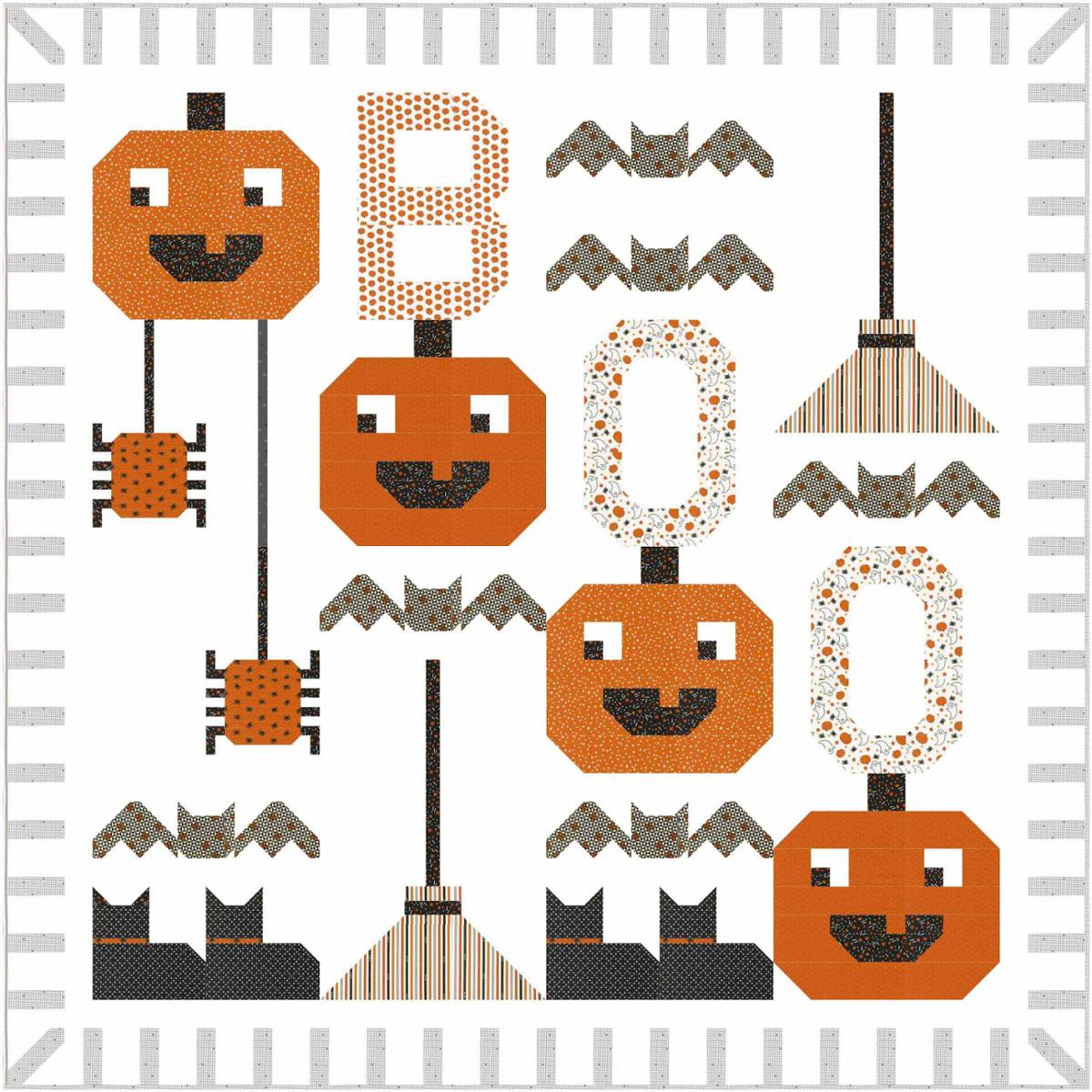 Spooky Season Too Cute to Spook Quilt Kit