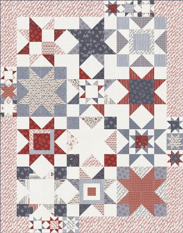 PREORDER Independence Day Seeing Stars Quilt Kit