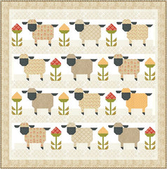 Larkspur & Linen Sheep & Clover Quilt Kit
