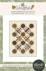 Sunflower Plaid Quilt Pattern by Fancy That Design House