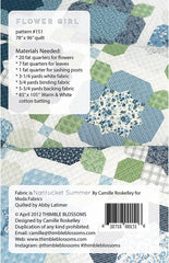 Flower Girl Quilt Pattern by Thimble Blossoms