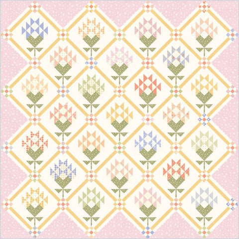 PREORDER Pastel Prairie Mayflower Quilt Kit