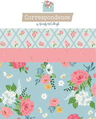 Correspondence Fat Quarter Bundle by Beverly McCullough for Riley Blake Designs