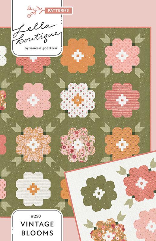 Vintage Blooms Quilt Pattern by Lella Boutique