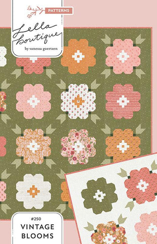 Vintage Blooms Quilt Pattern by Lella Boutique