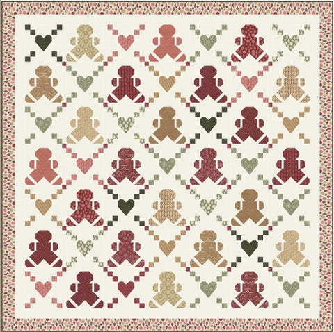 Gingerbread Lane You Can't Catch Me Quilt Kit