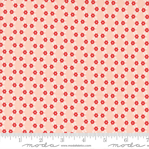 Dwell Pink Spring Yardage by Camille Roskelley for Moda Fabrics