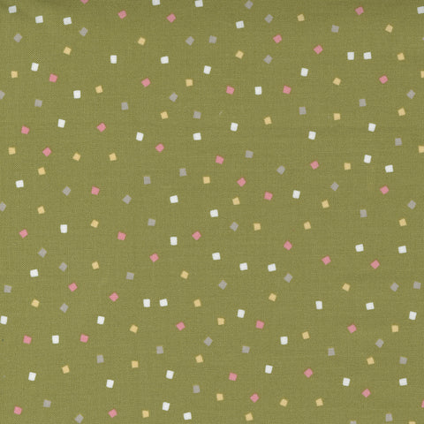Renew Grass Confetti Yardage by Sweetwater for Moda Fabrics