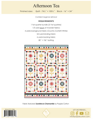 Afternoon Tea Quilt Pattern by Poppie Cotton Fabrics