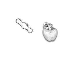 Apple Zipper Pull or Sewing Charm