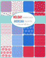 Holiday Essentials Americana Fat Quarter Bundle by Stacy Iest Hsu for Moda Fabrics