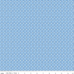 Red White & Bang! Blue Boxed Stars Yardage by Sandy Gervais for Riley Blake Designs