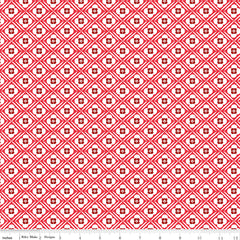 Bee Plaids Cayenne Hugs Yardage by Lori Holt for Riley Blake Designs