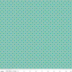 Bee Plaids Seaglass Orchard Yardage by Lori Holt for Riley Blake Designs