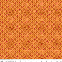 Bee Plaids Autumn Zinnia Yardage by Lori Holt for Riley Blake Designs