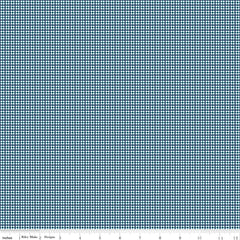 Bee Plaids Denim Harvest Yardage by Lori Holt for Riley Blake Designs