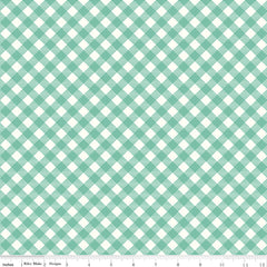 Bee Ginghams Sea Glass Debbie Yardage by Lori Holt for Riley Blake Designs