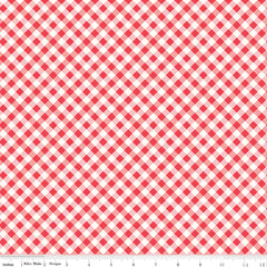Bee Ginghams Cayenne Tammy Yardage by Lori Holt for Riley Blake Designs