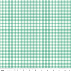 Bee Ginghams Sea Glass Camille Yardage by Lori Holt for Riley Blake Designs
