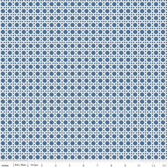 With A Flourish Denim Weave Yardage by Simple Simon and Co. for Riley Blake Designs