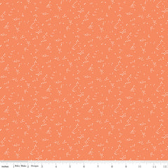 With A Flourish Salmon Hearts Yardage by Simple Simon and Co. for Riley Blake Designs