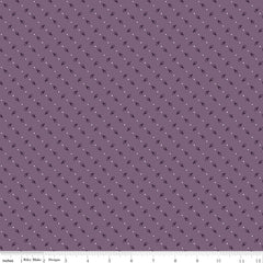 Calico Heirloom Plum Baskets Yardage by Lori Holt for Riley Blake Designs