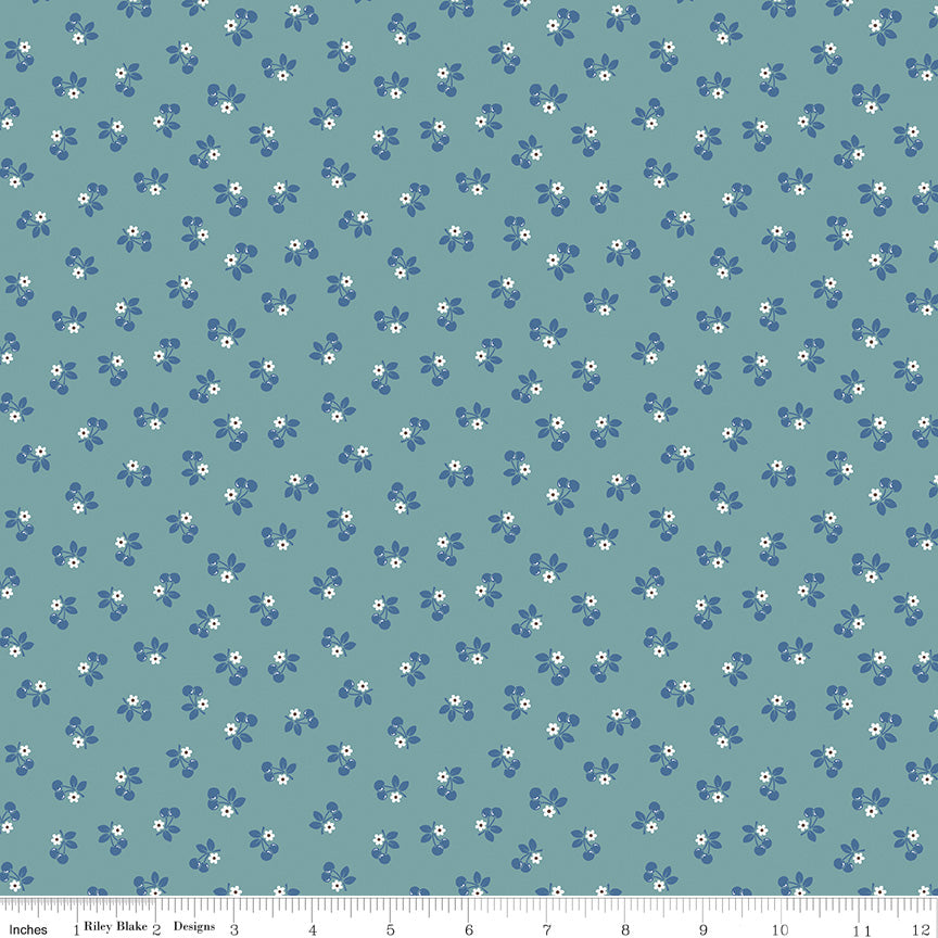 Calico Heirloom Cottage Cherries Yardage by Lori Holt for Riley Blake Designs